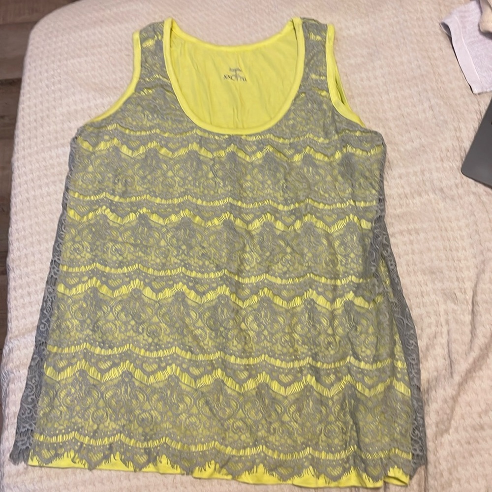 Lace tank top
